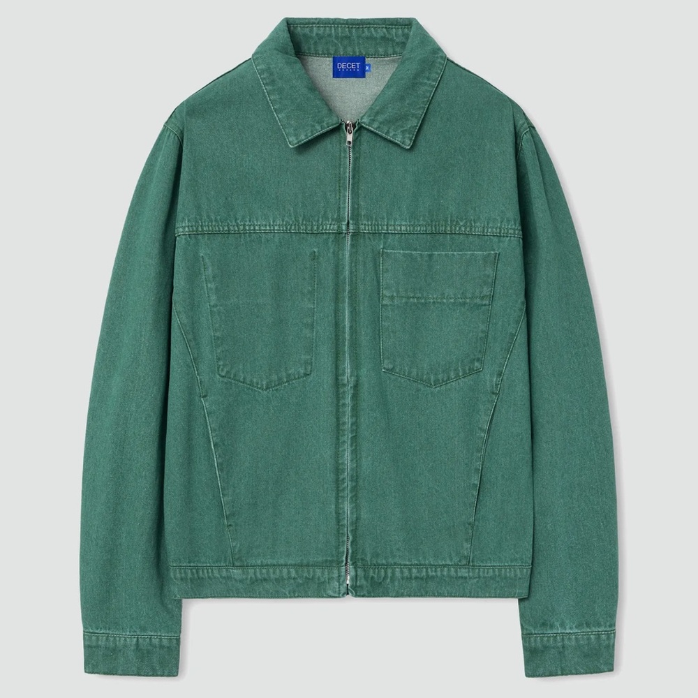 Green Jean Jacket - image 1